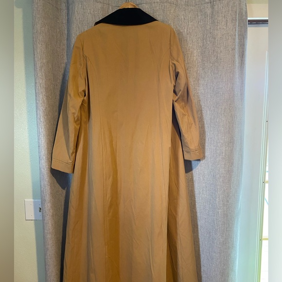 RARE AUTHENTIC TEKBIR Beige Trench Coat Zip sz46 Msrp $749 - Picture 9 of 15